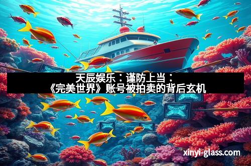 天辰娱乐：谨防上当：《完美世界》账号被拍卖的背后玄机